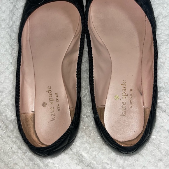 Kate Spade Black Quilted Ballet Flats - Picture 8 of 11